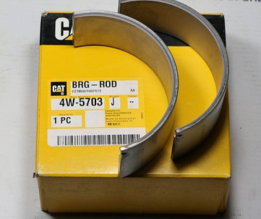 4W5703 Вкладыши шатунные ДВС 3412 (.050IN (1.27MM) UNDERSIZE; 2-ой ремонт расточен коленвал)